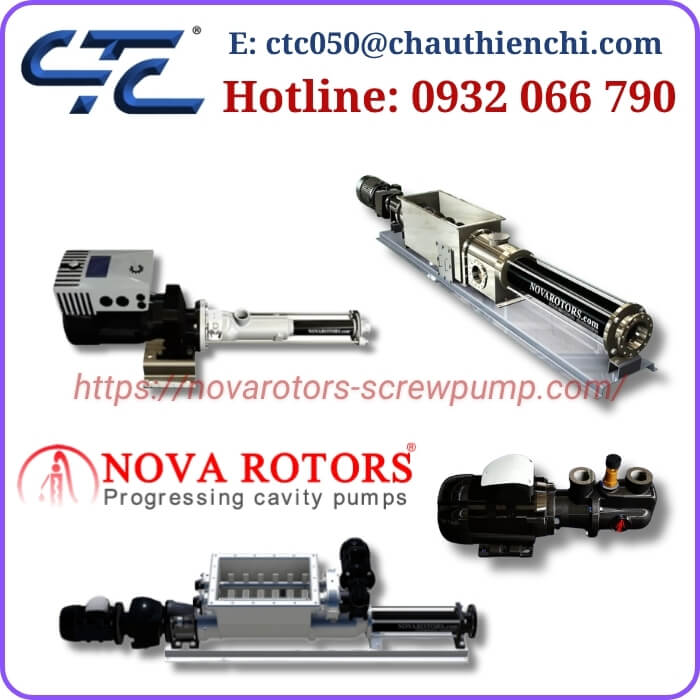 Nova Rotors Việt Nam Đại Lý Bơm Trục Vít Chính Hãng